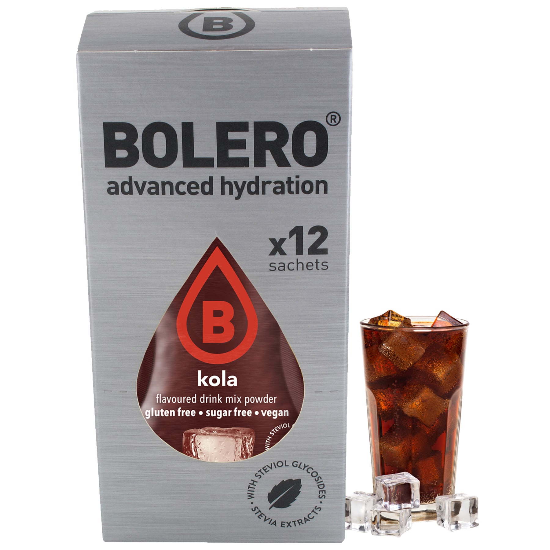 Bolero - Getränkepulver mit Stevia 3 g - 12 Stk. - Cola