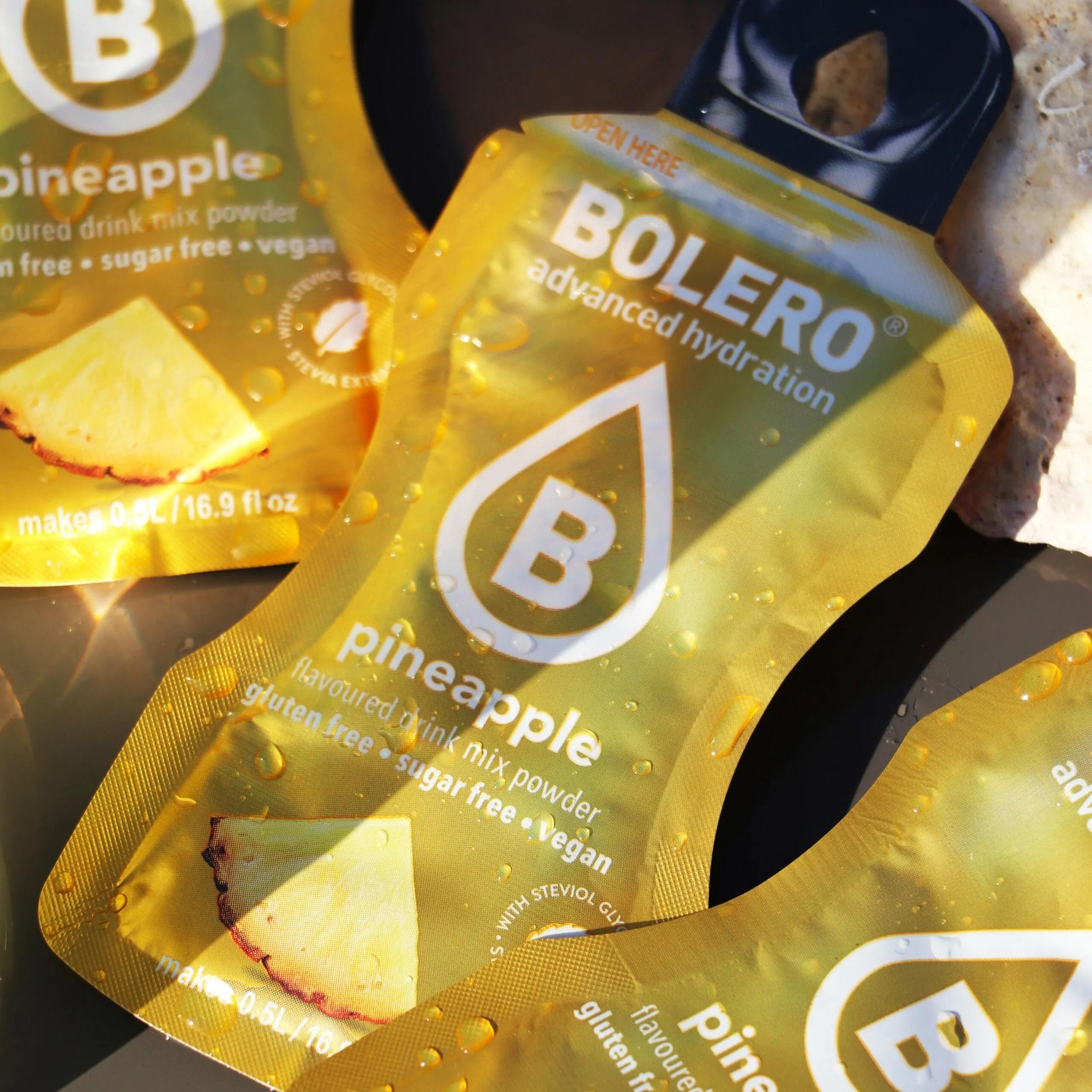 Bolero - Getränkepulver mit Stevia 3 g - Pineapple - 12 Stk.