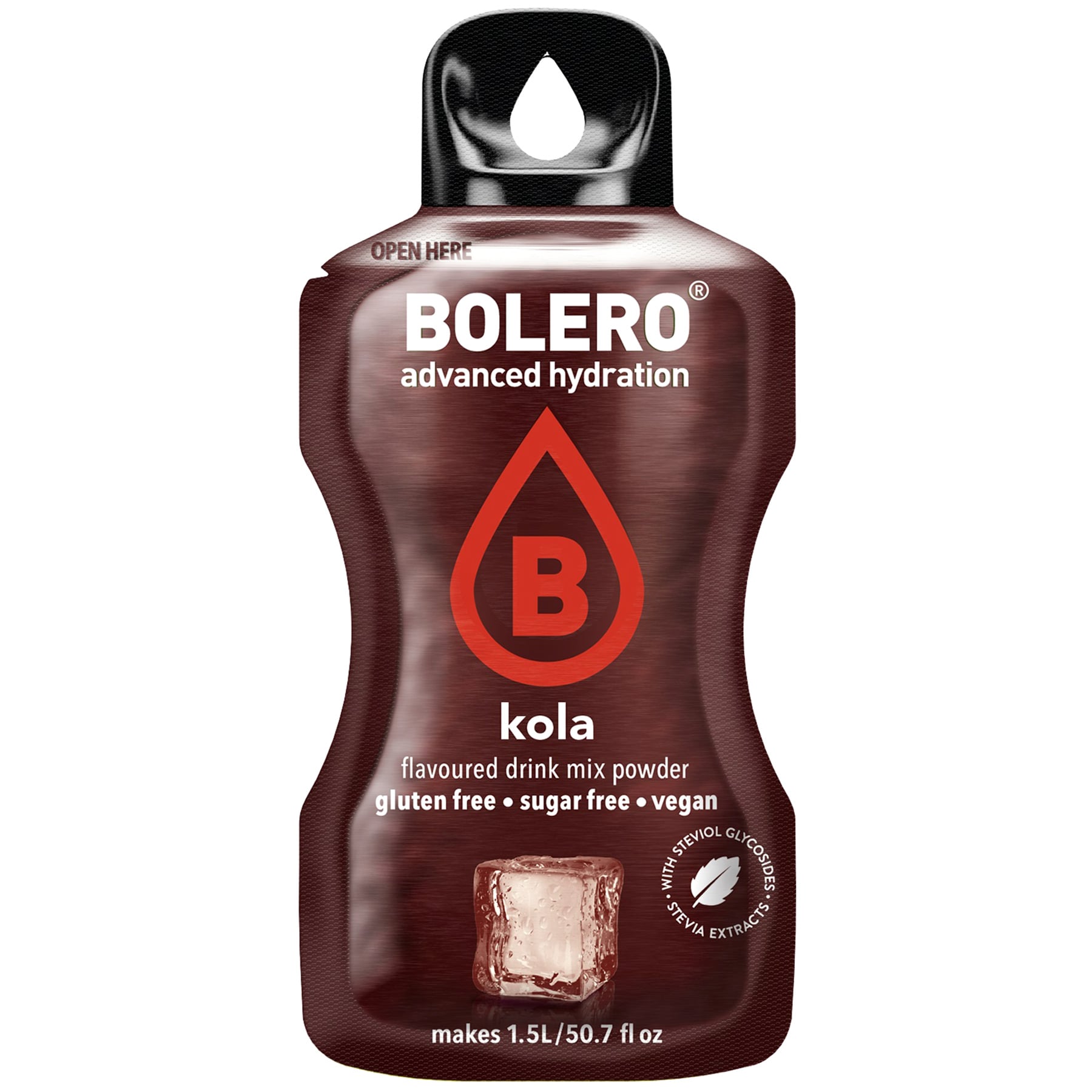 Bolero - Getränk in Pulverform mit Stevia 9 g - Cola