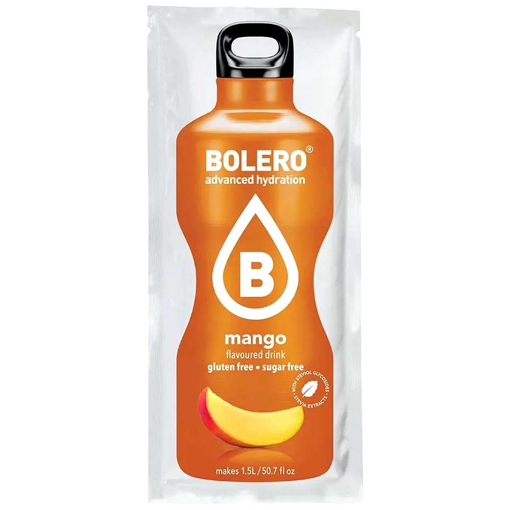 Bolero - Getränkepulver mit Stevia 9 g - Mango 