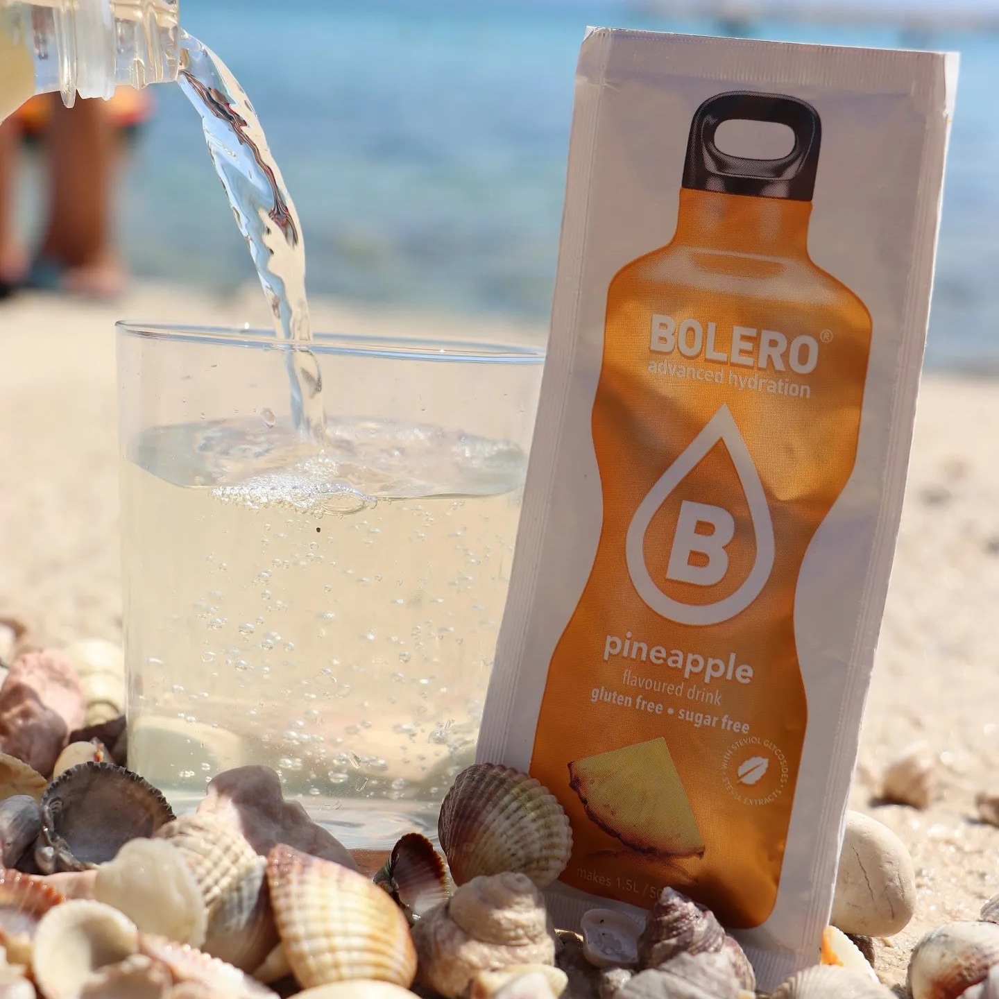 Bolero - Getränkepulver mit Stevia 9 g - Pineapple 