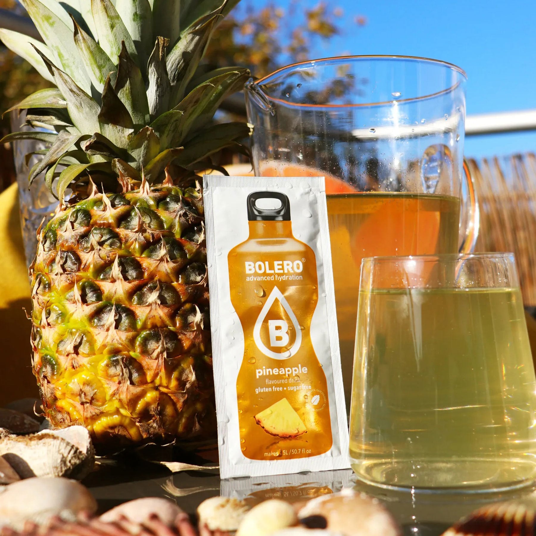 Bolero - Getränkepulver mit Stevia 9 g - Pineapple 