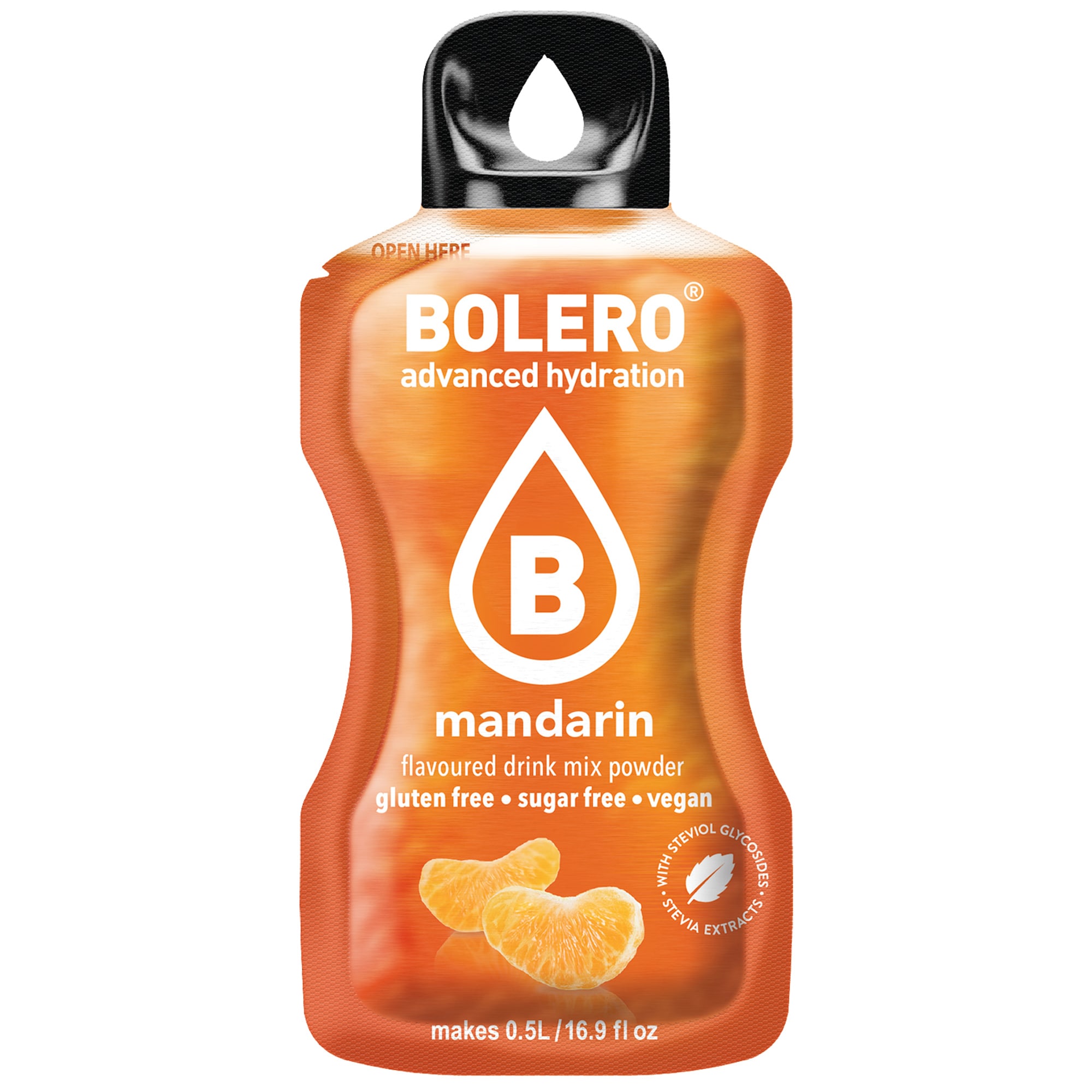 Bolero - Getränkepulver mit Stevia 3 g - Mandarine 