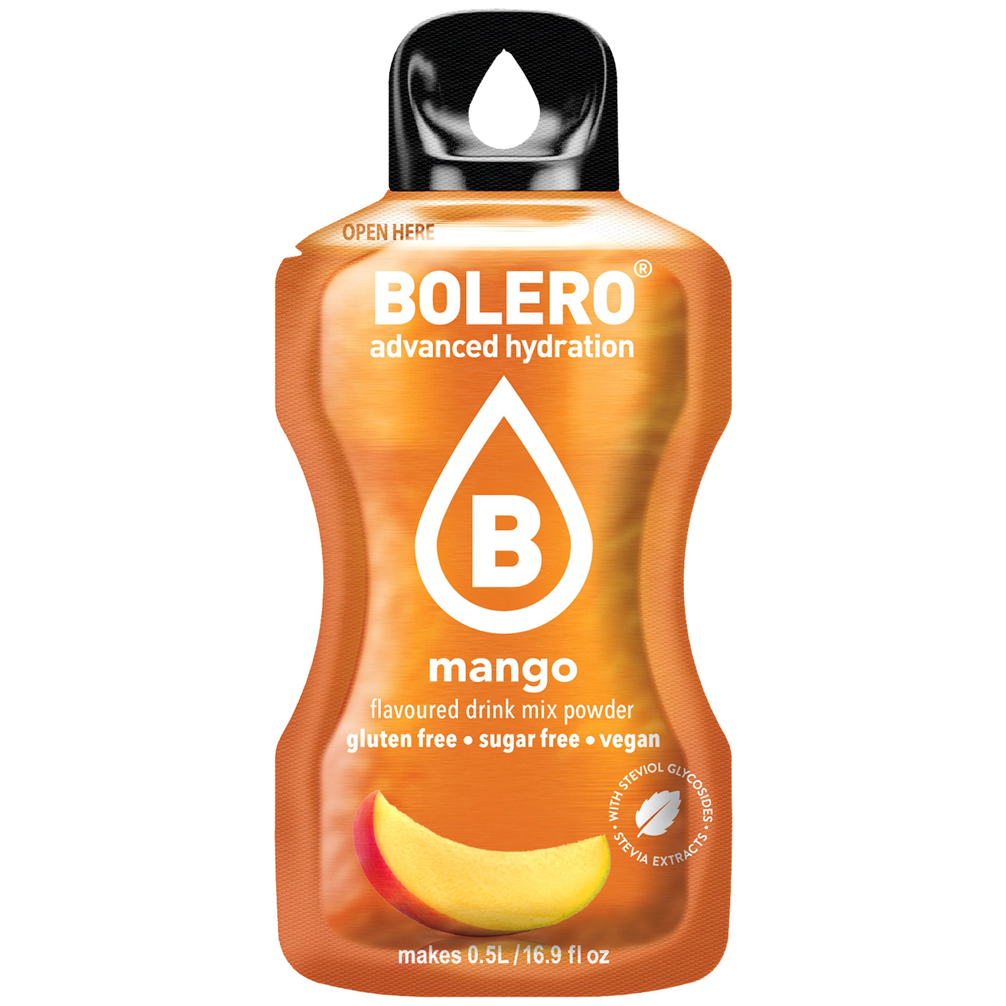 Bolero - Getränkepulver mit Stevia 3 g - Mango