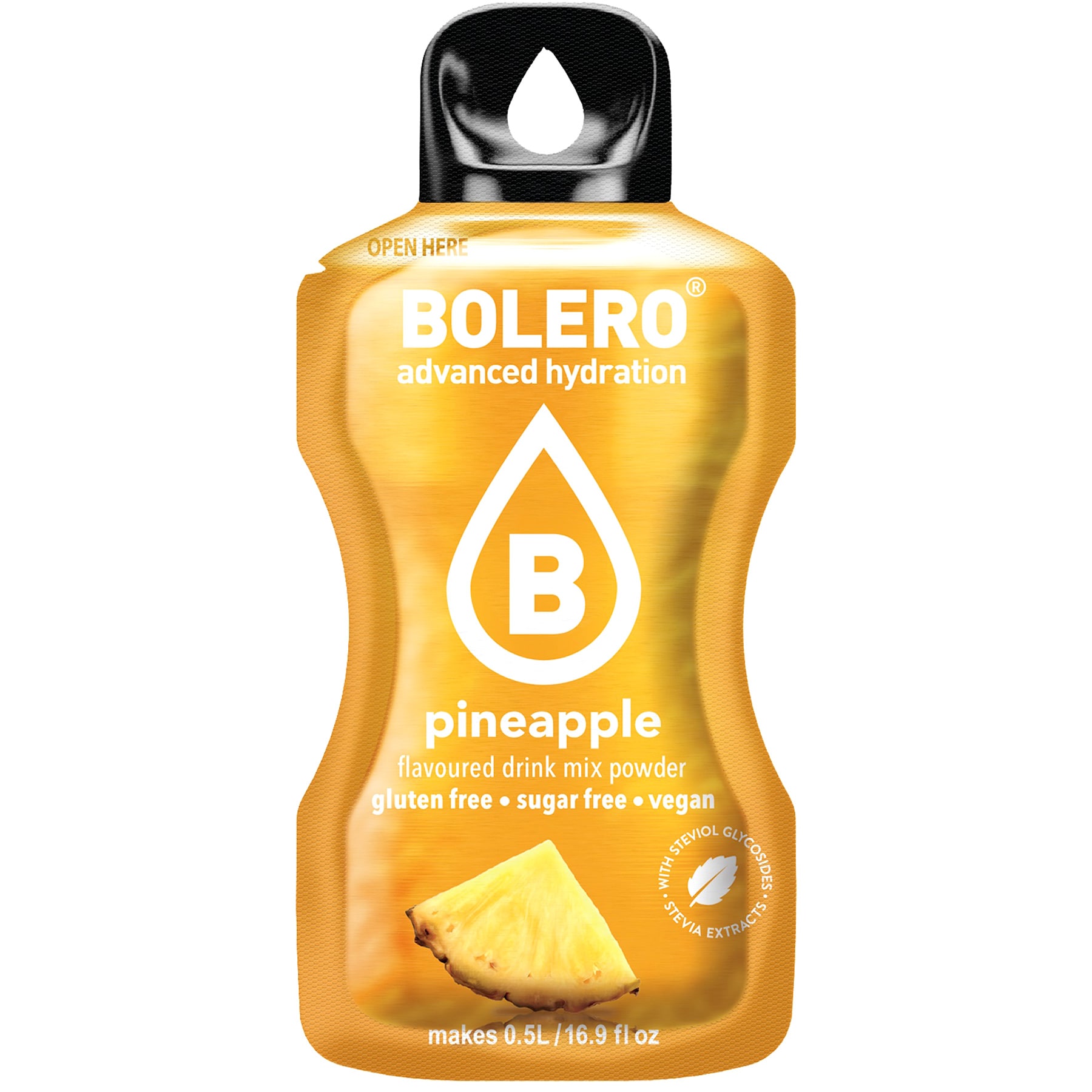 Bolero - Getränkepulver mit Stevia 3 g - Pineapple