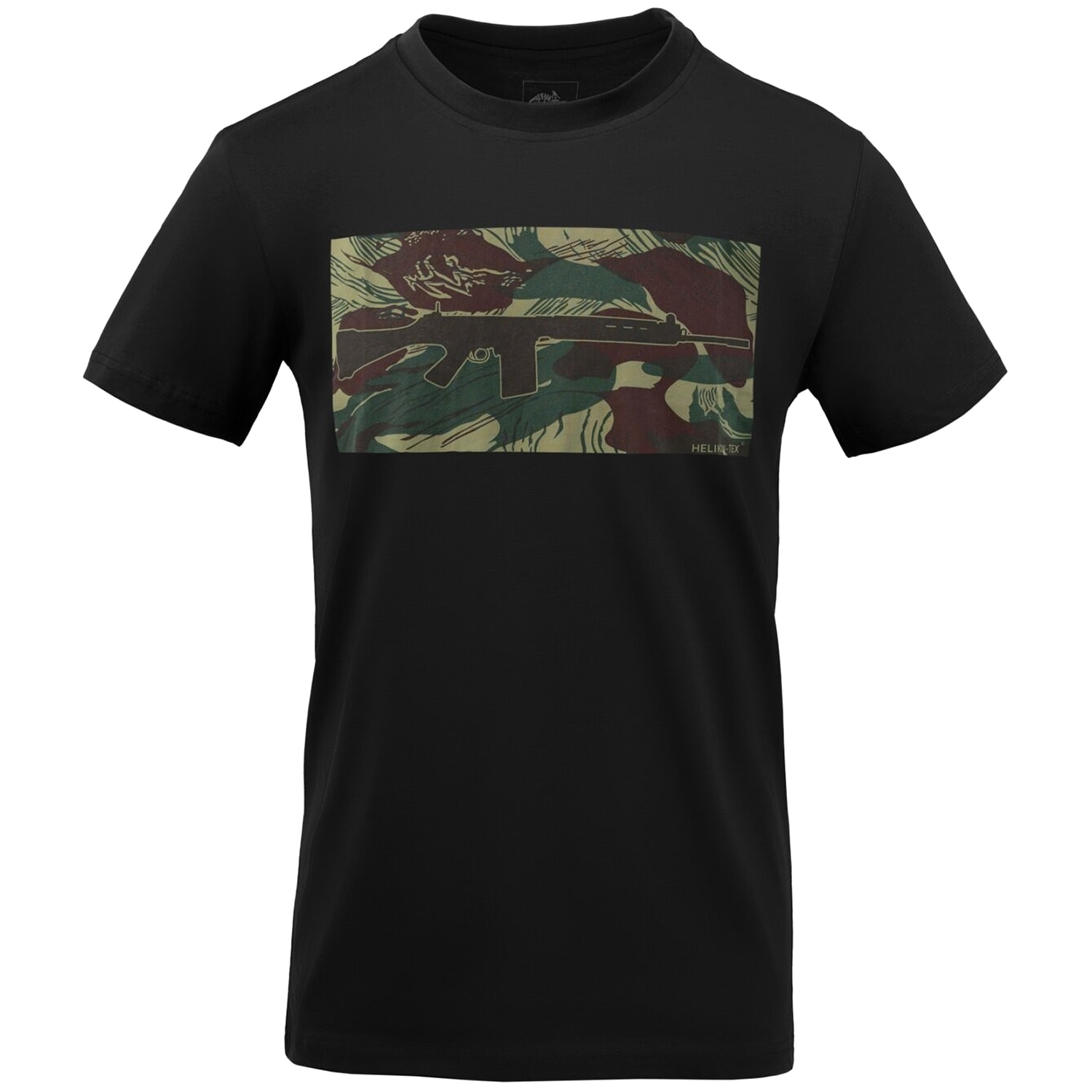 Helikon - FN FAL - T-Shirt - Black/Rhodesian Camo