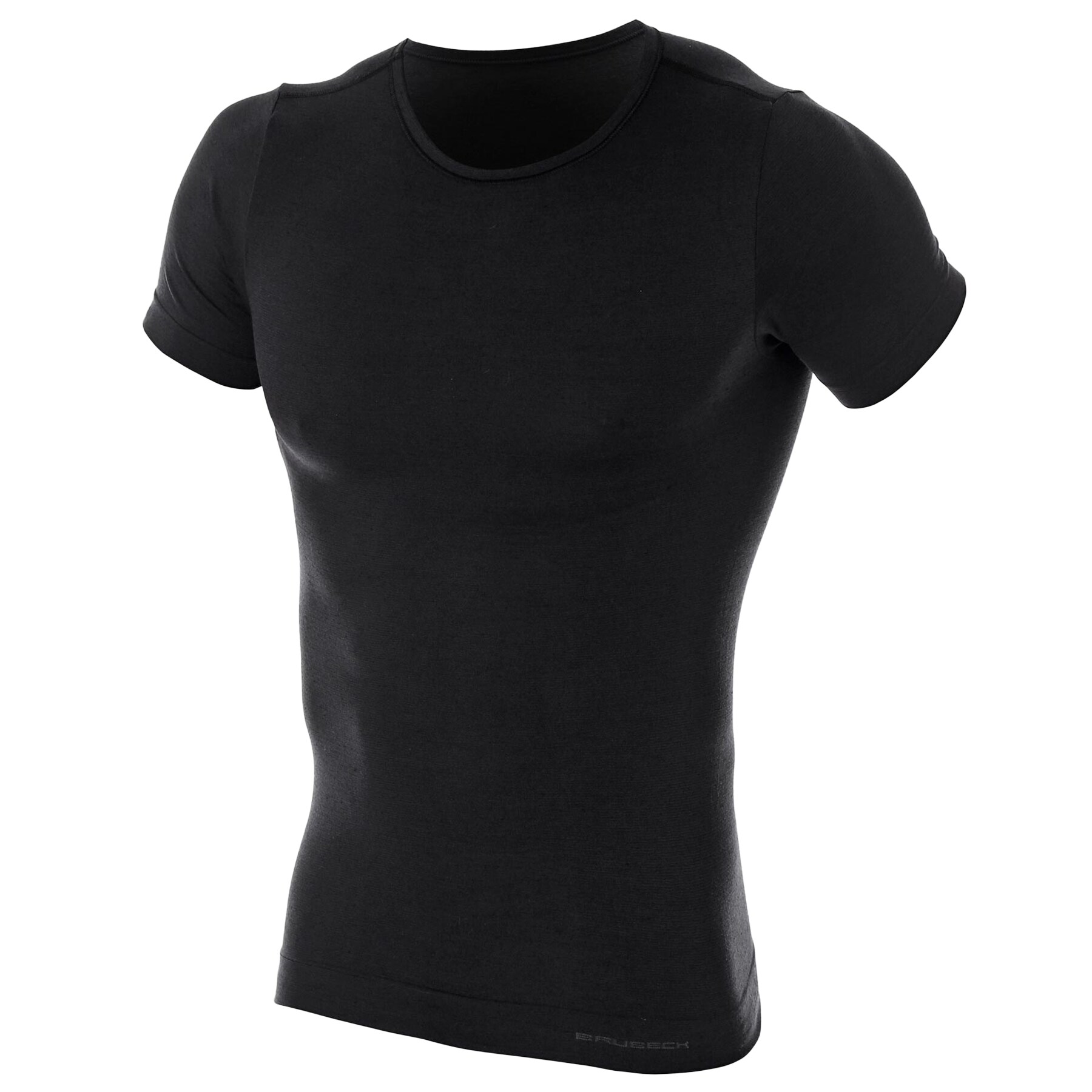 Brubeck - Comfort Wool - Thermo-T-Shirt - Schwarz