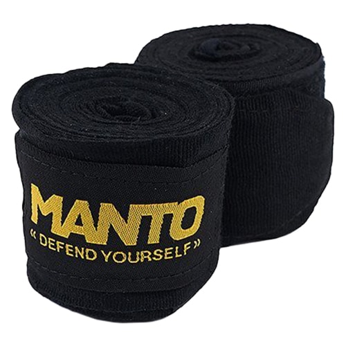 Manto - Defend V2 Boxbandagen für Hände und Handgelenke 2 x 4 m - Black