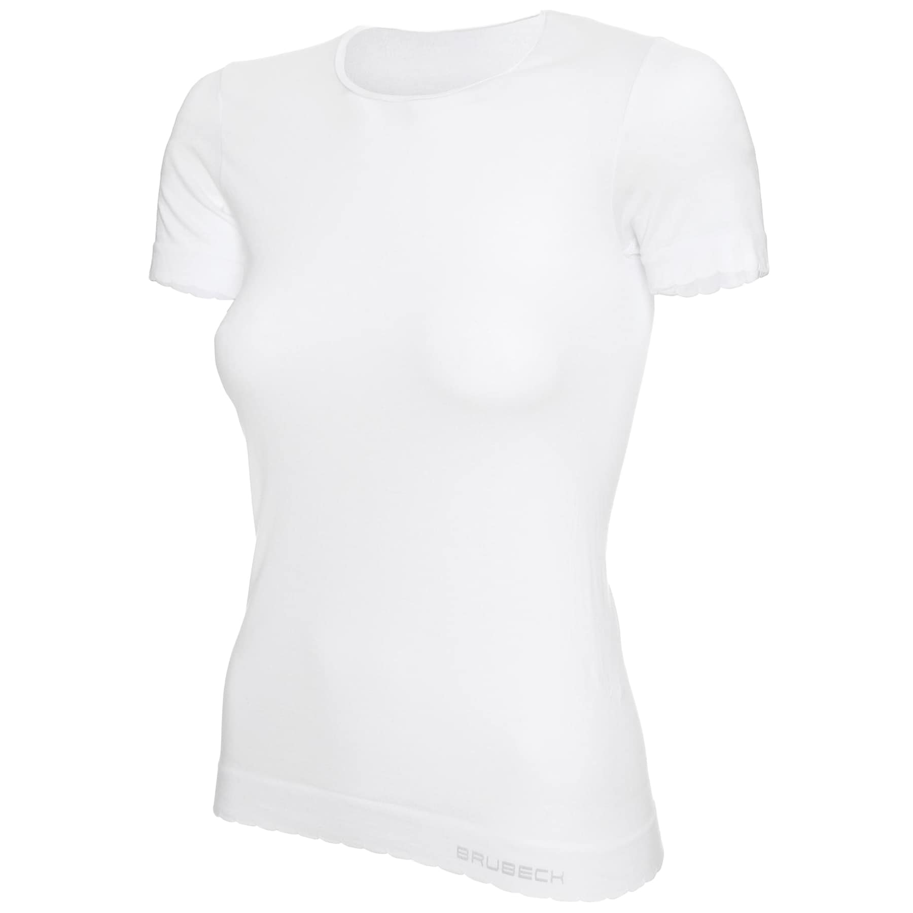 Brubeck - Kurzarm-Thermo-T-Shirt für Damen aus Comfort Cotton - Weiß