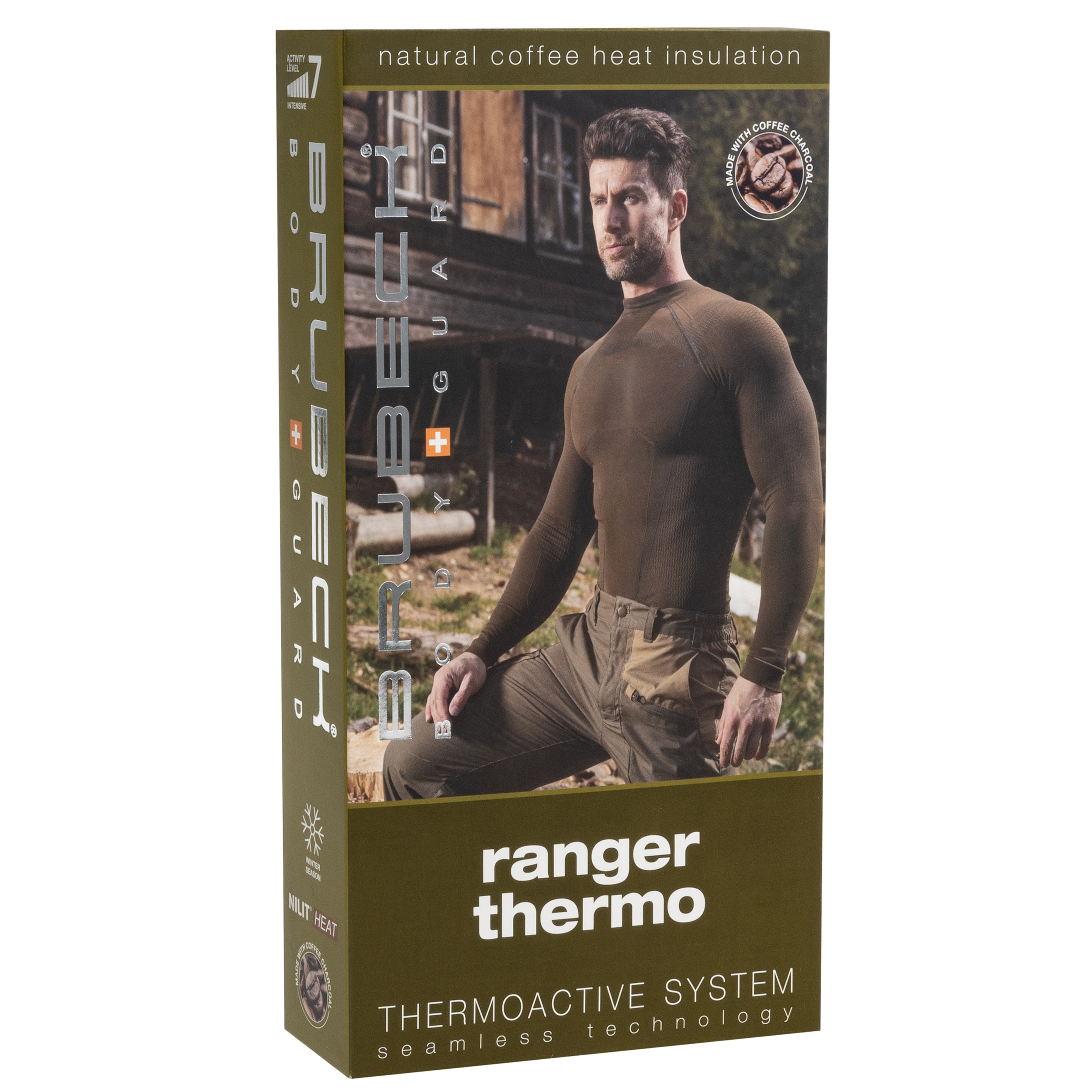 Brubeck - Ranger Thermo Thermo-T-Shirt - Braun