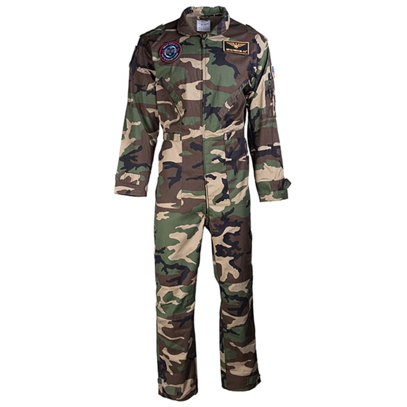 Mil-Tec - US Style Flight Coverall - Kinder Overall - Woodland