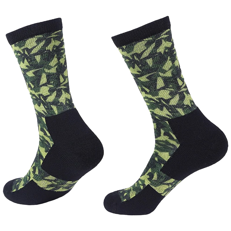 Na Giean - Boulder Way Medium Crew BWCM5002 High Summer - Socken - Schwarz/Grün