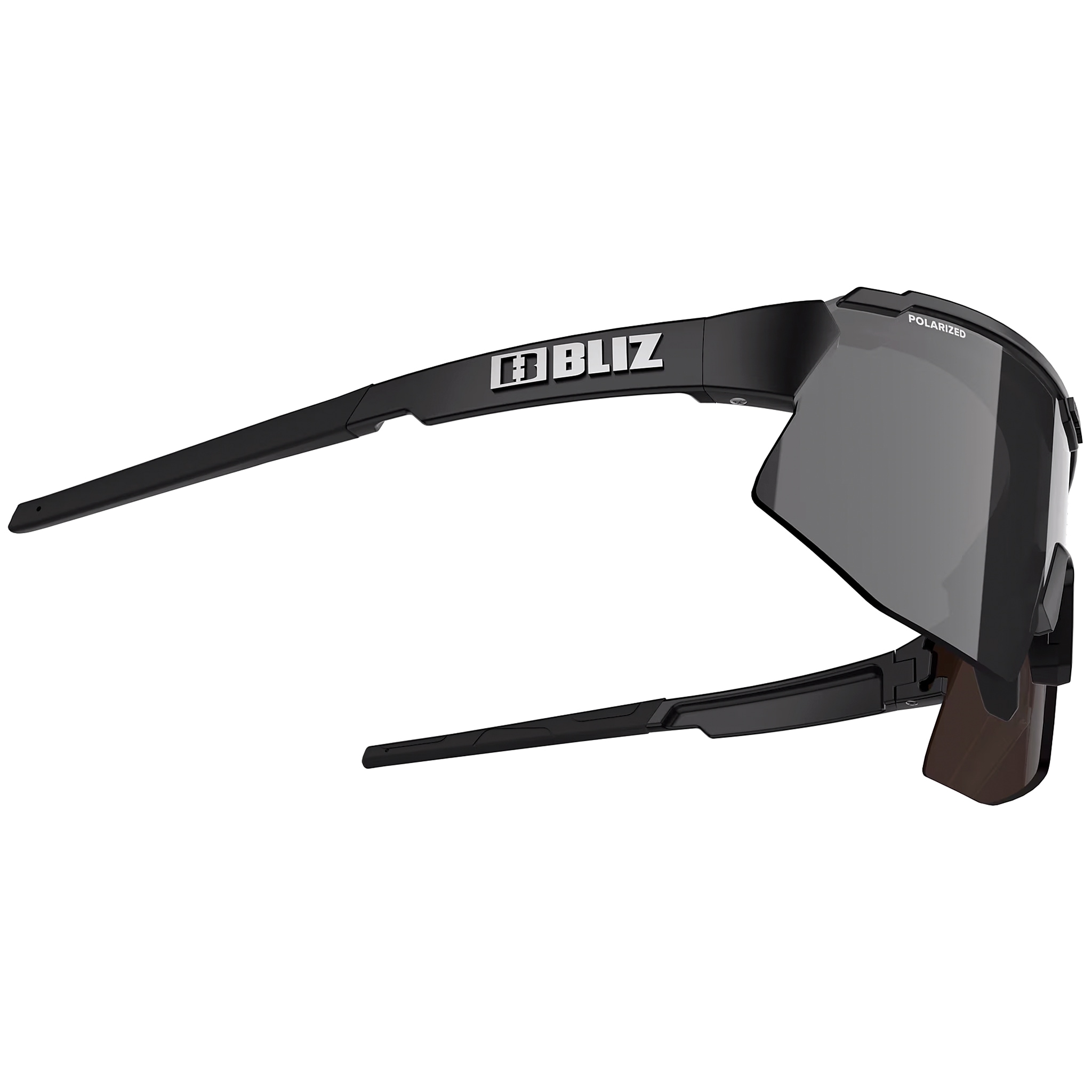 Bliz - Breeze Brille - Matt Black/Brown Silver/Orange