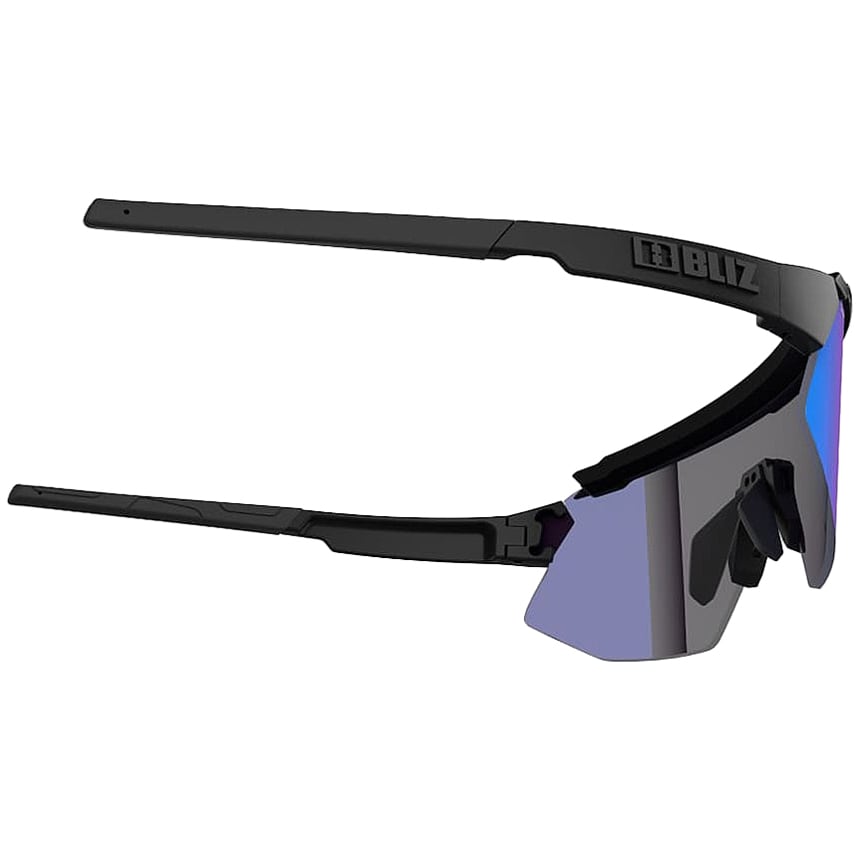 Bliz - Breeze Brille - Matt Black/Rose Violet Blue/Brown Silver