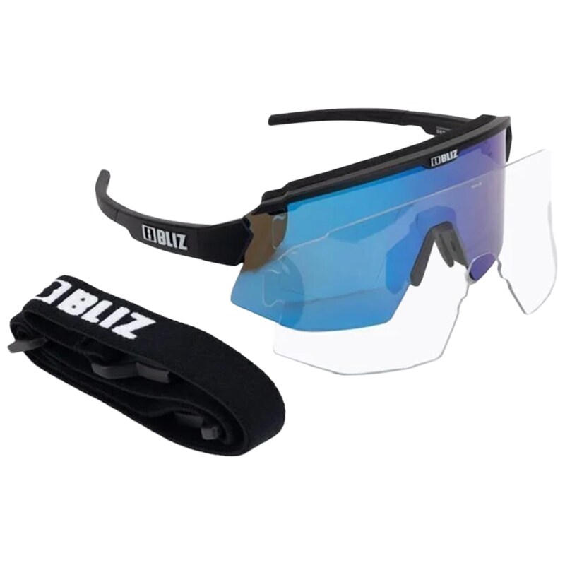 Bliz Breeze - Brille - Matt Black/Brown Blue/Clear