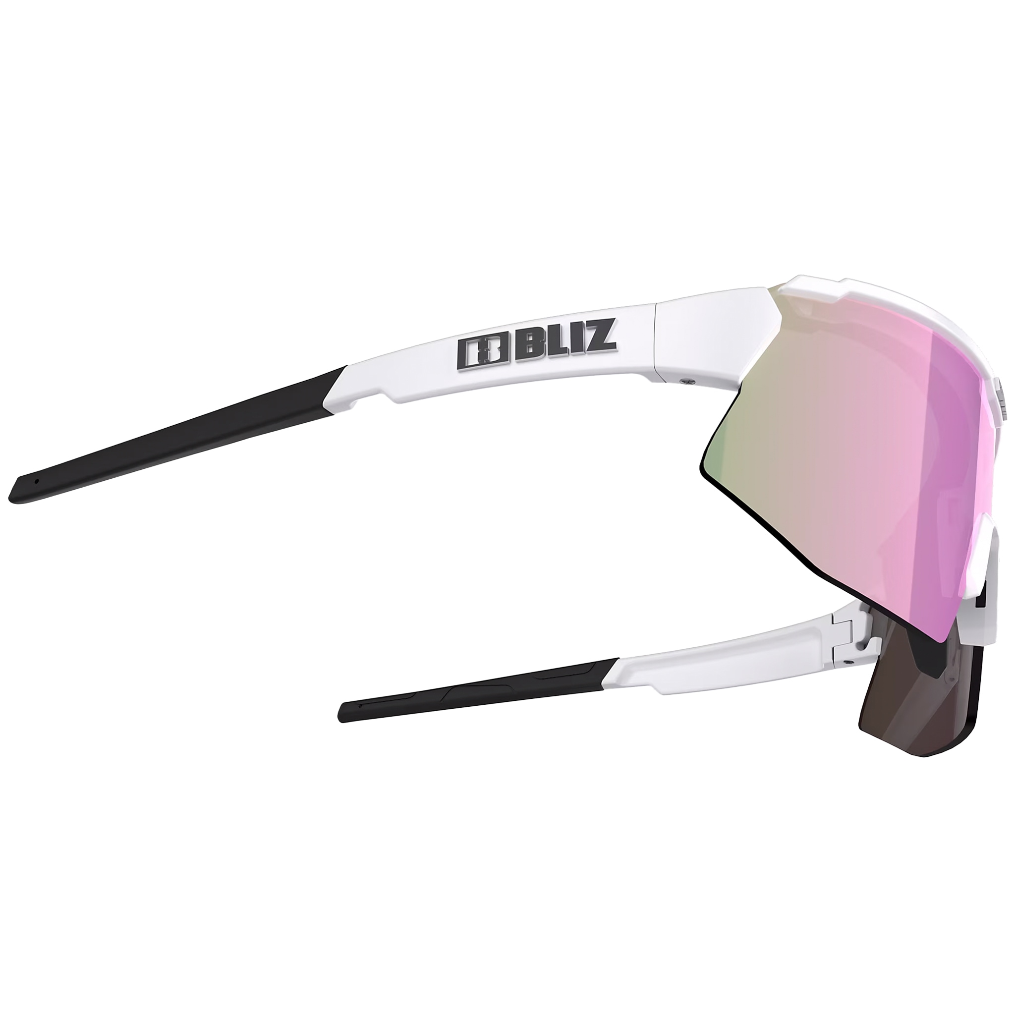 Bliz - Breeze Brille - Matt White/Brown Rose/Clear