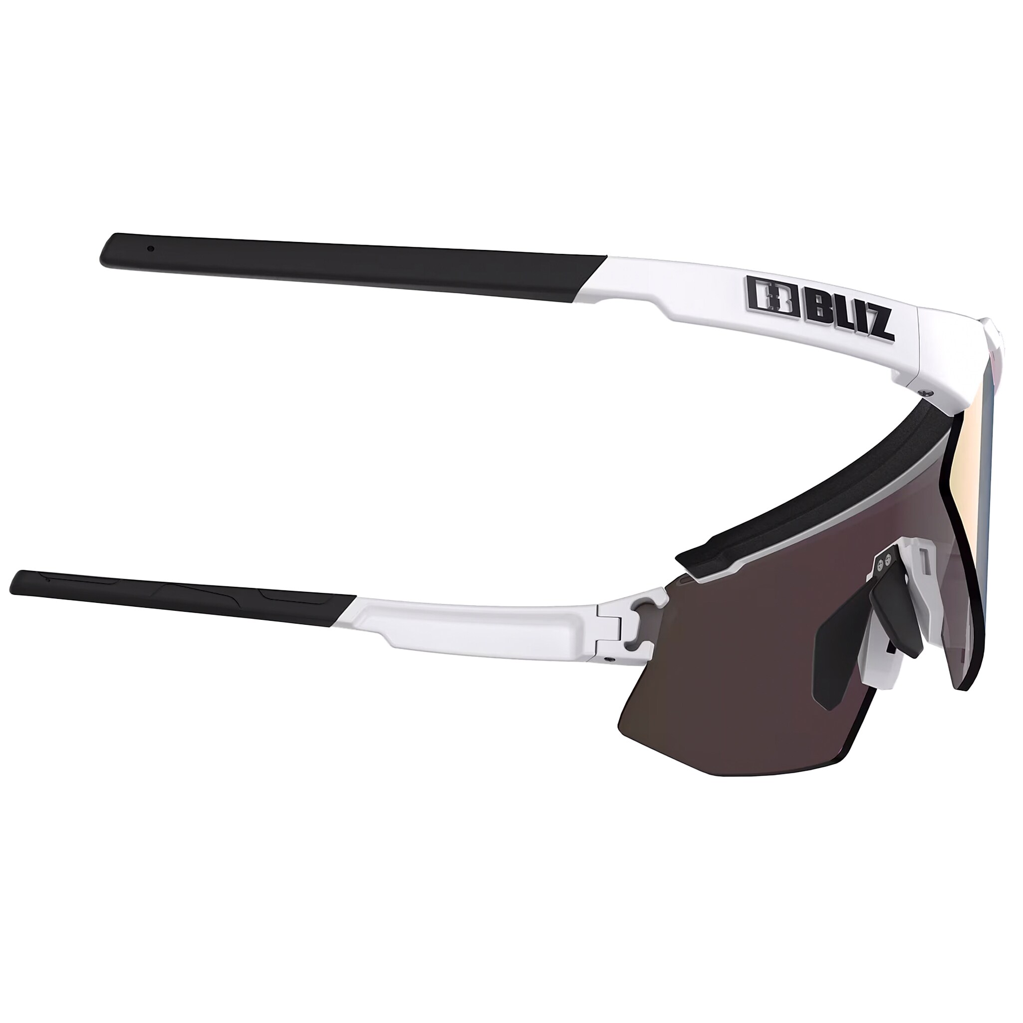 Bliz - Breeze Brille - Matt White/Brown Rose/Clear