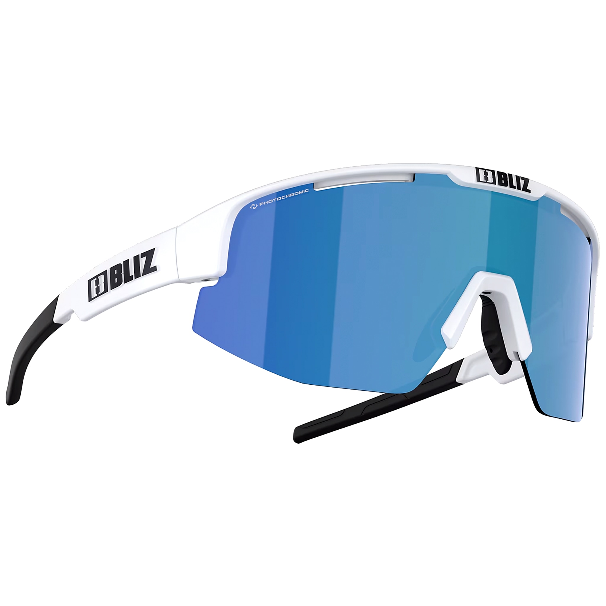 Bliz - Matrix Nano Optics Photochromic - Sonnenbrille - White/Brown Blue