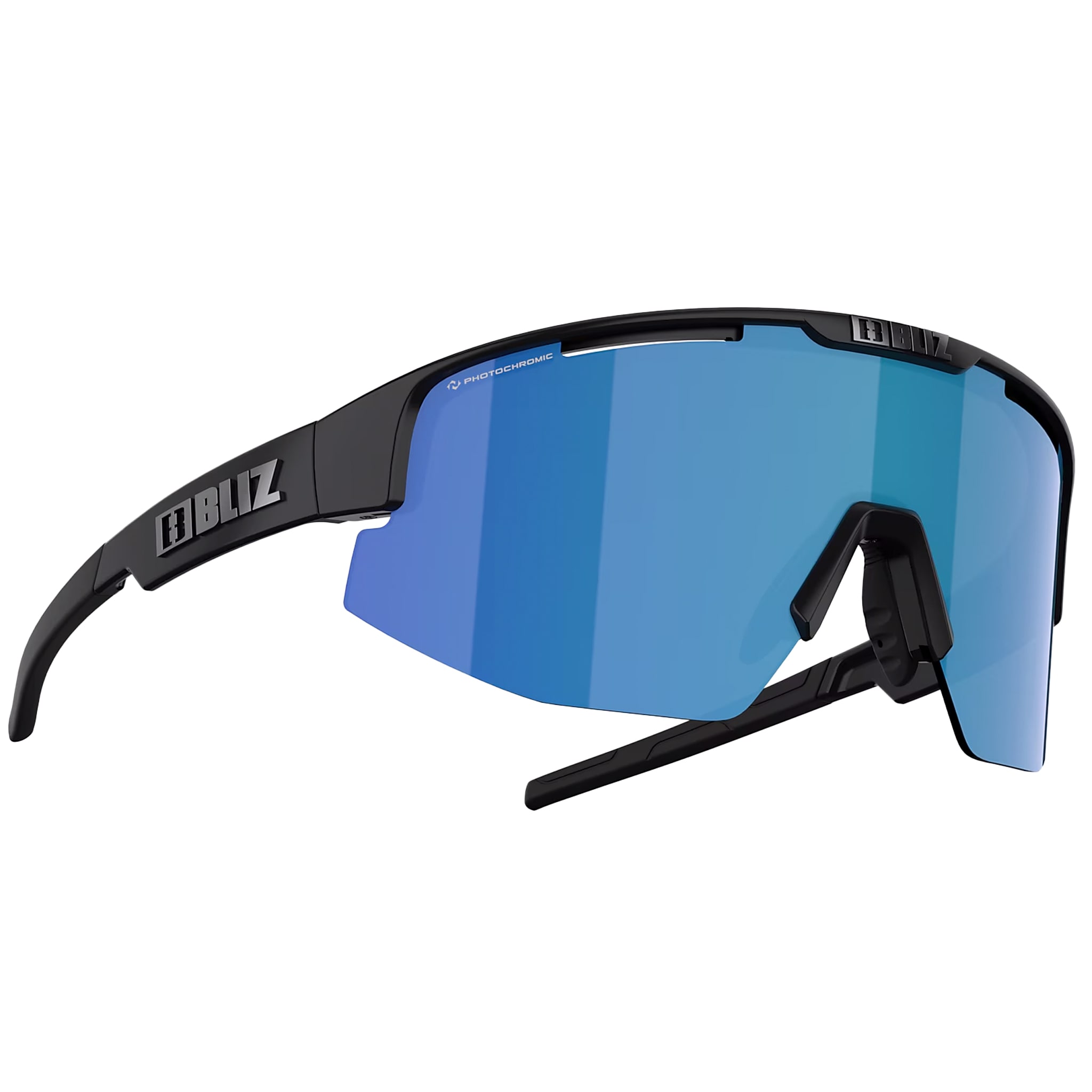 Bliz - Matrix Nano Optics Photochromic Sonnenbrille - Schwarz/Braun Blau