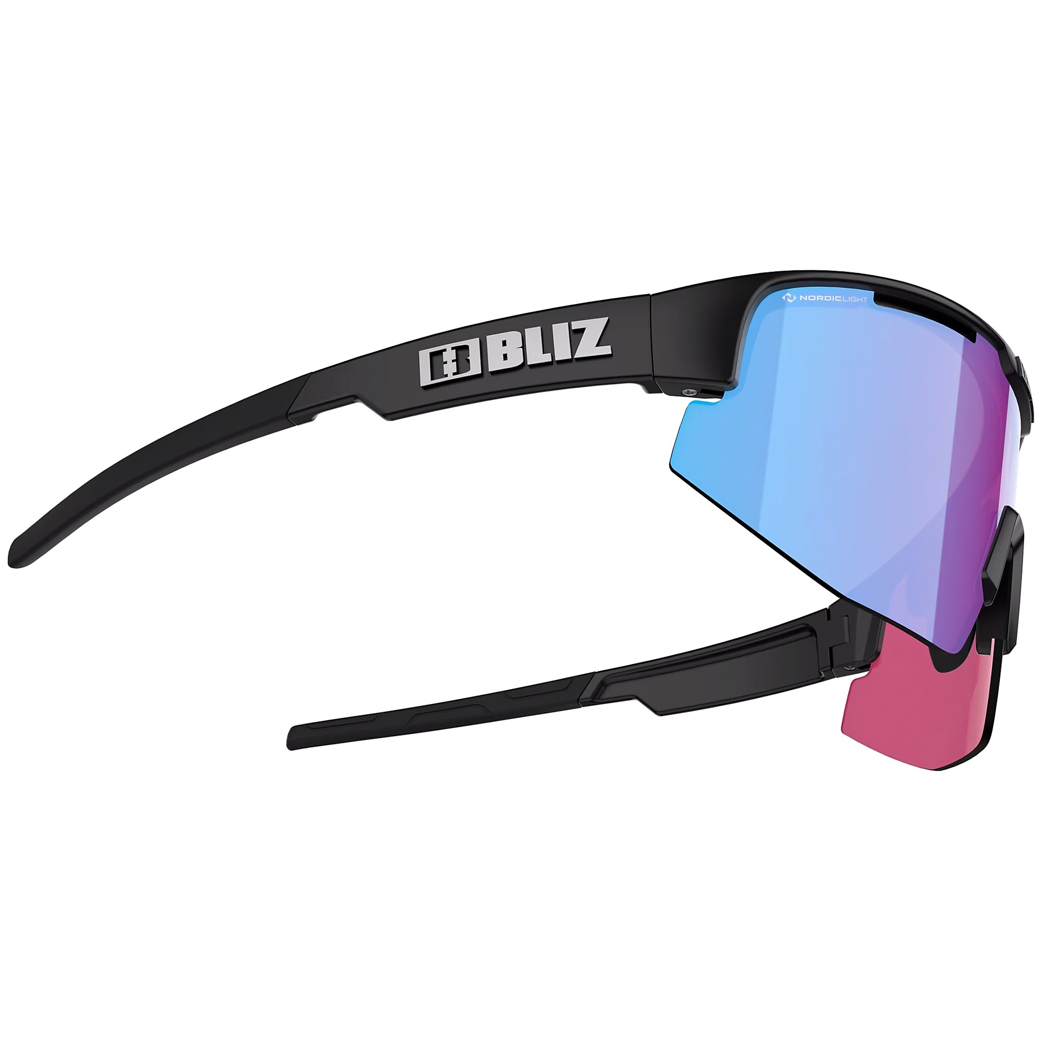 Bliz - Matrix Small Nano Optics - Sonnenbrille - Black/Rose Violet Blue