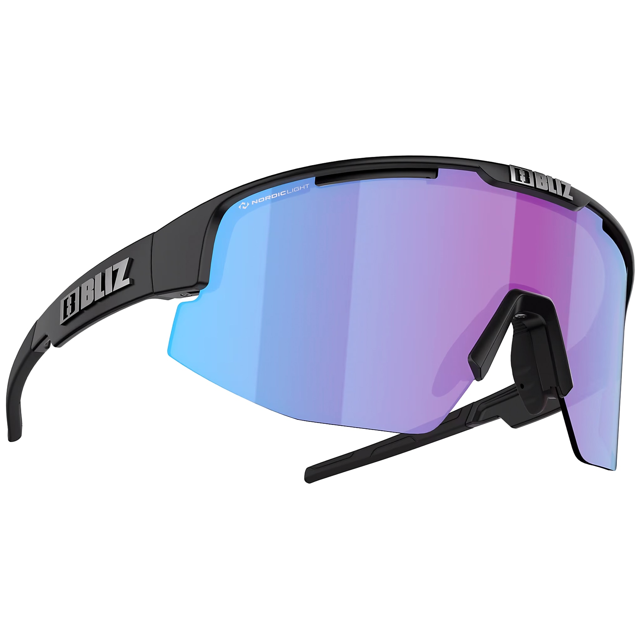 Bliz - Matrix Small Nano Optics - Sonnenbrille - Black/Rose Violet Blue