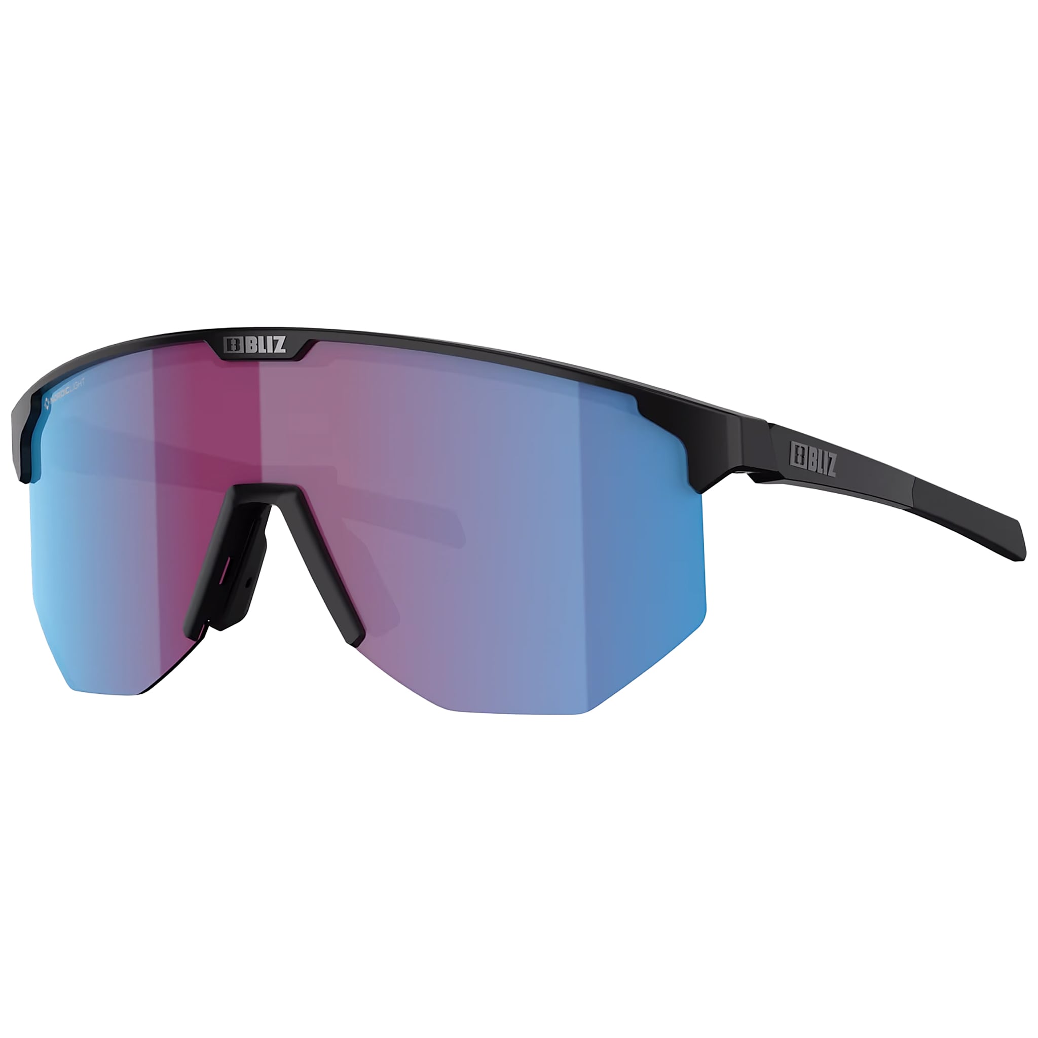 Bliz - Hero Sonnenbrille - Matt Black/Rose Violet Blue