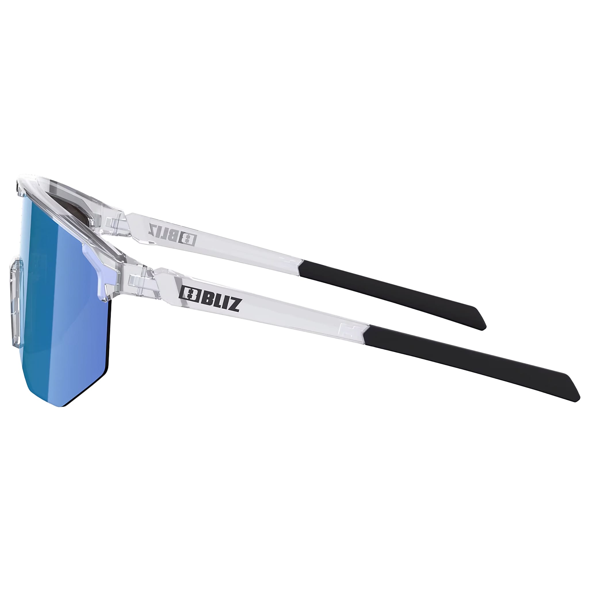 Bliz - Hero Sonnenbrille - Transparent White/Brown Blue