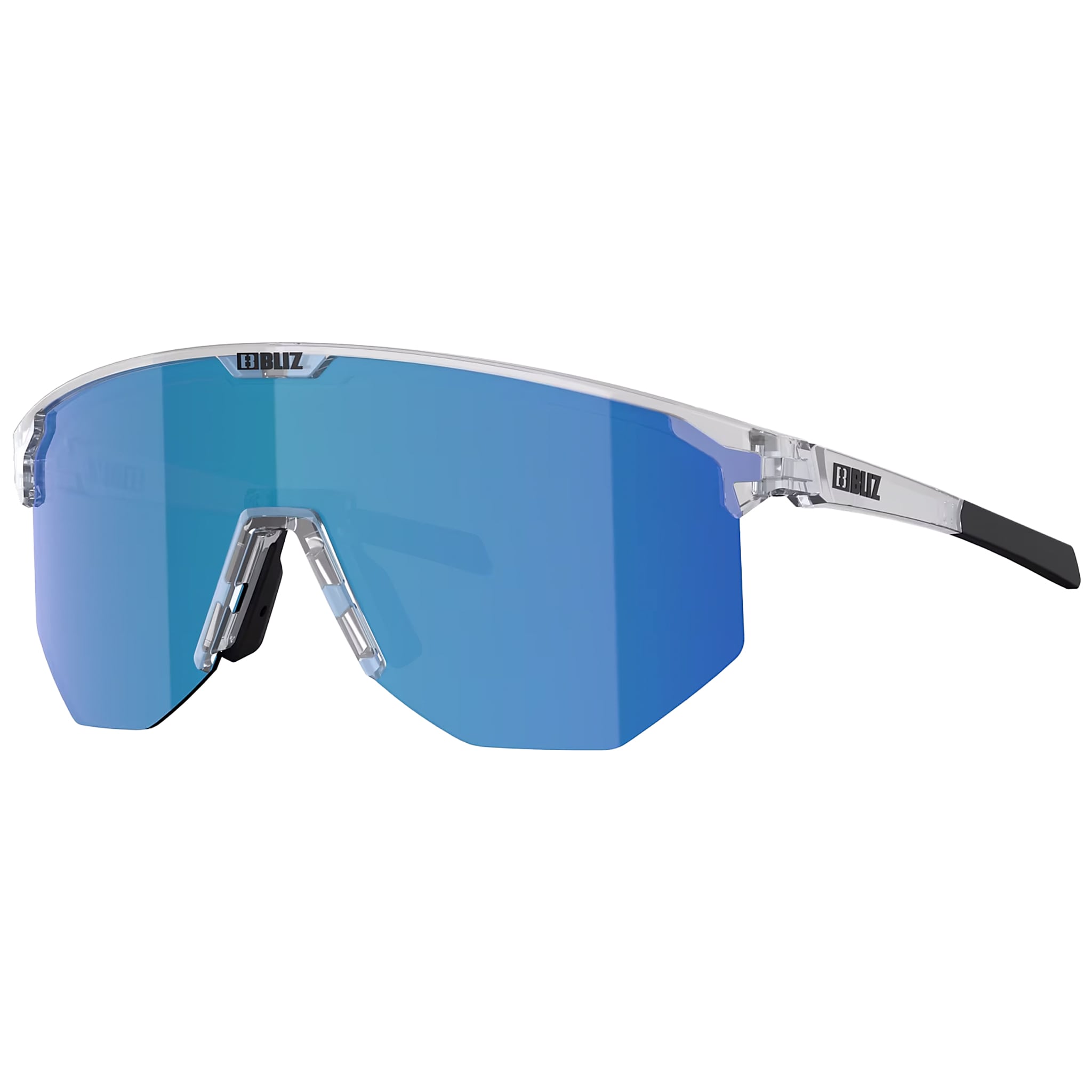 Bliz - Hero Sonnenbrille - Transparent White/Brown Blue