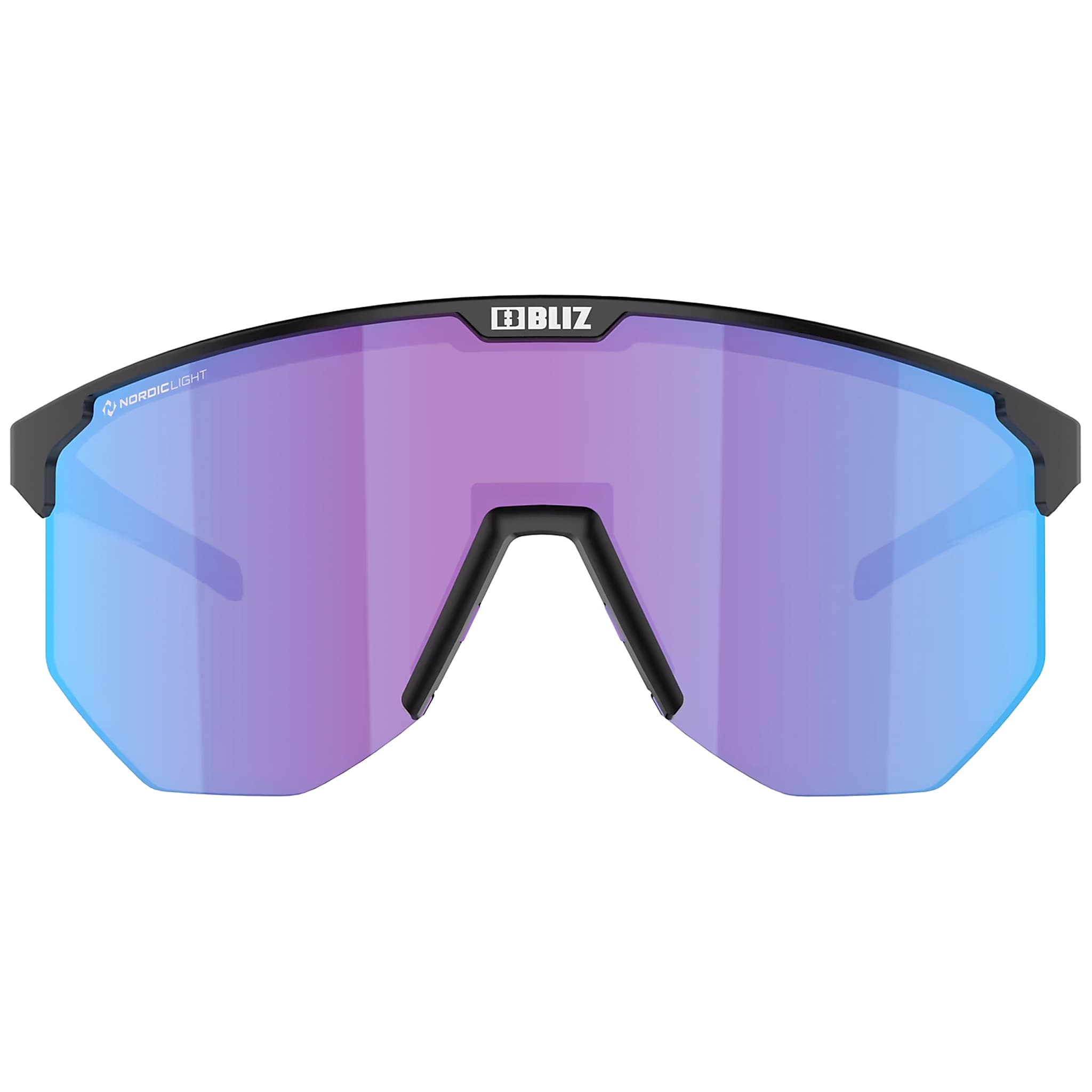 Bliz - Hero Small Sonnenbrille - Matt Black/Rose Violet Blue