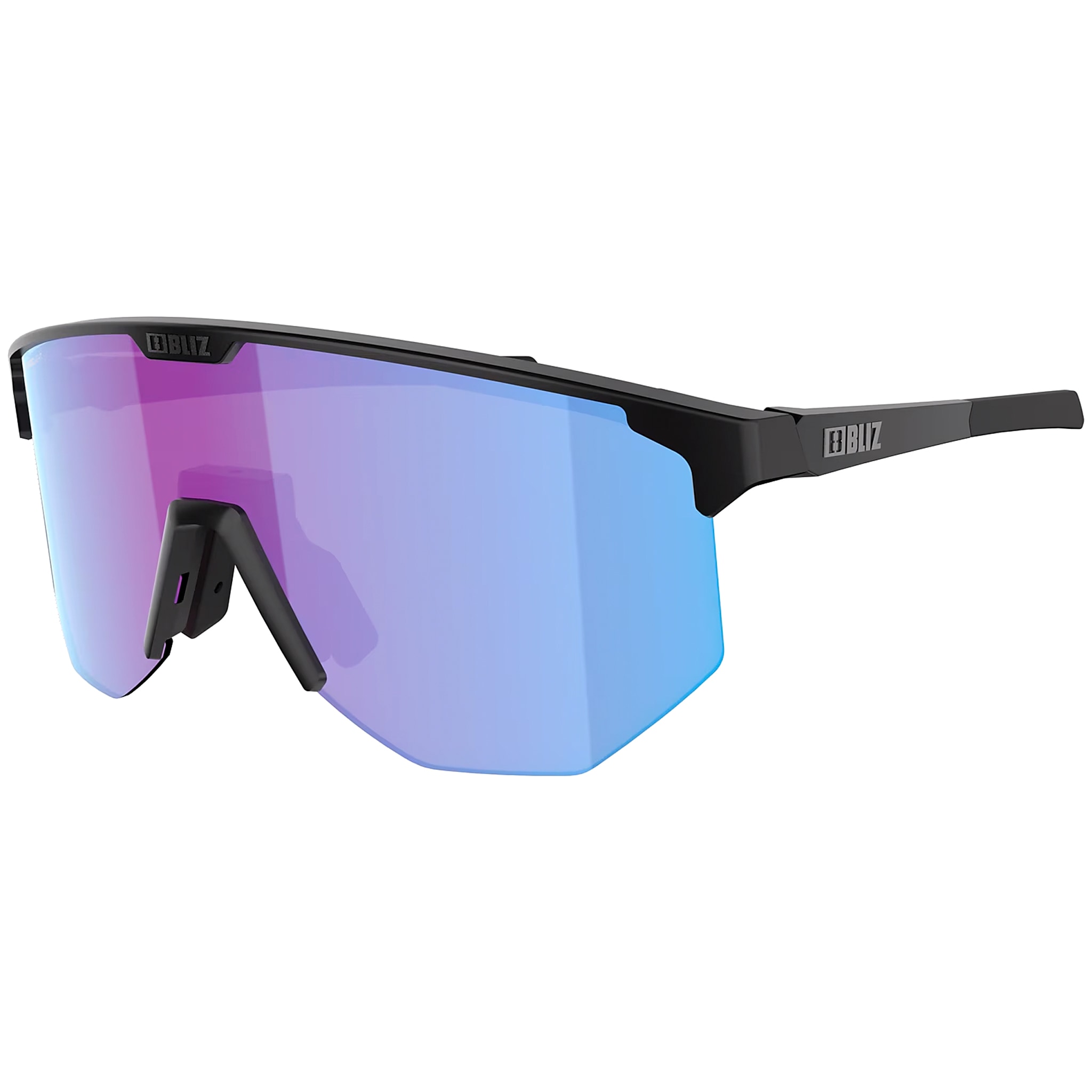 Bliz - Hero Small Sonnenbrille - Matt Black/Rose Violet Blue