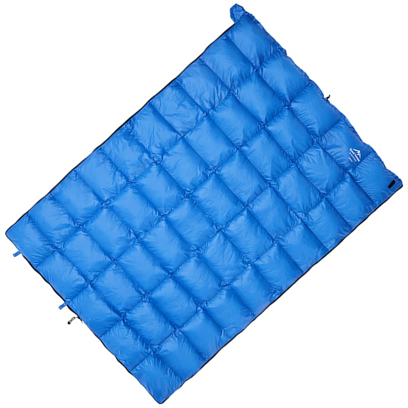 Fjord Nansen - Drom - Steppdecke mit Schlafsackfunktion 590 g - Blue