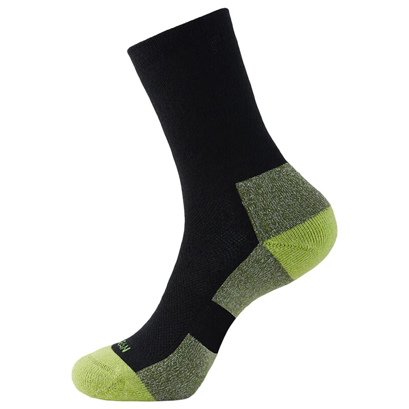 Na Giean - Medium Weight Crew NGCM4001 Socken -  Schwarz und Grün