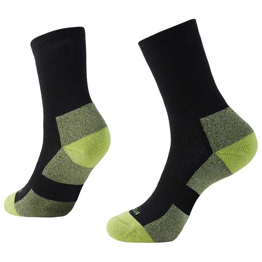 Na Giean - Medium Weight Crew NGCM4001 Socken -  Schwarz und Grün