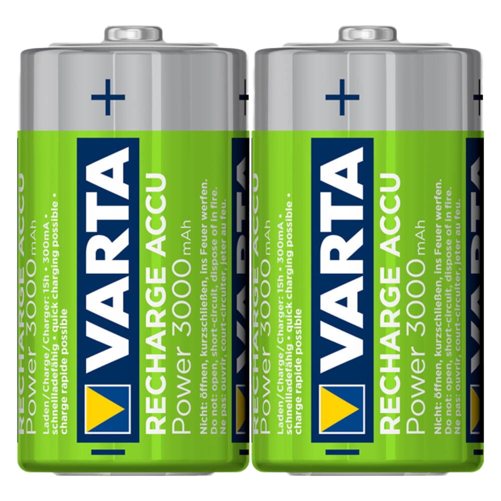 Varta - HR 14 / C 3000 mAh 1.2V Akku - 2 Stk.