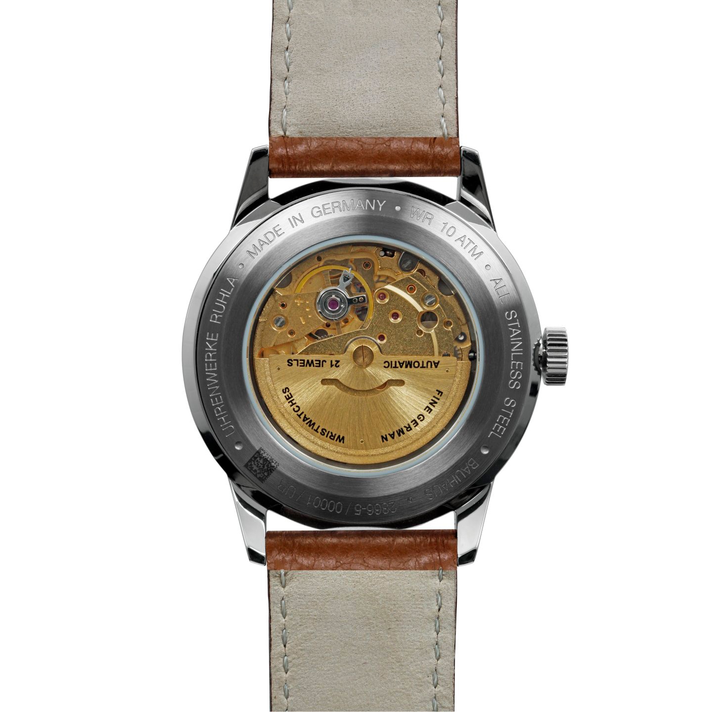 Bauhaus - Aviation Automatic 23665 Automatikuhr - Beige