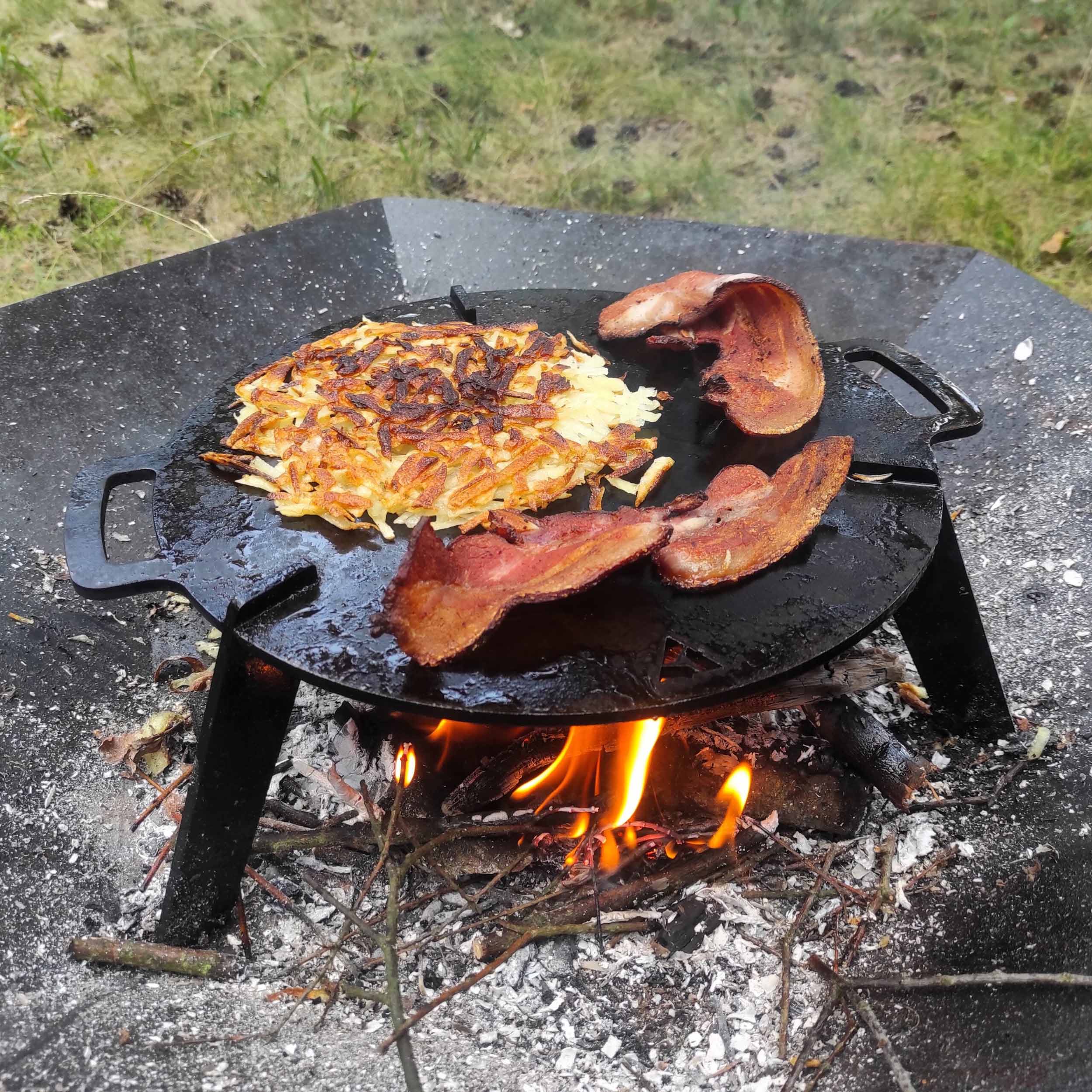 Piran Griddle Faltbare Outdoor-Grillplatte für Lagerfeuer 