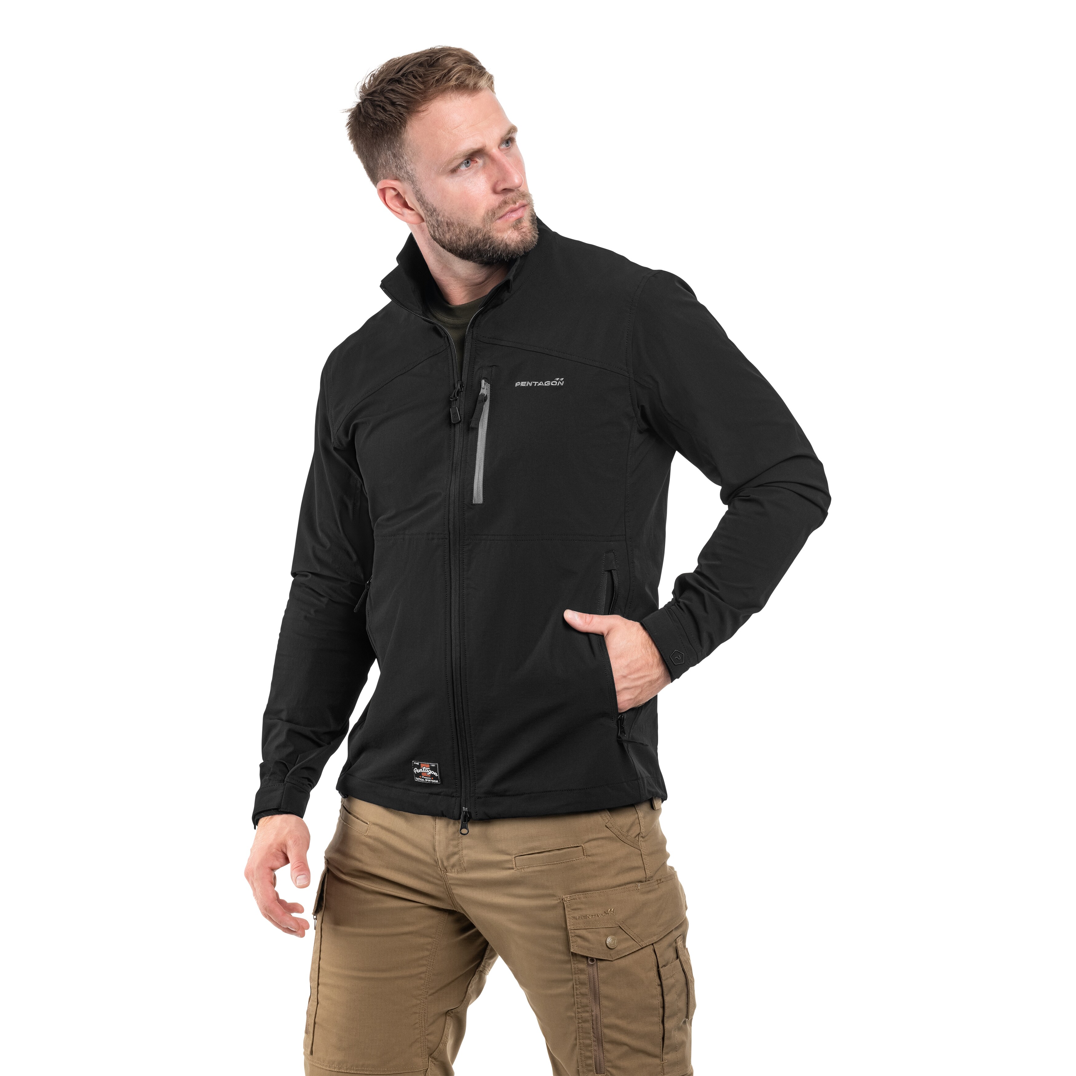 Pentagon - Elite Light Softshell Jacke - Black