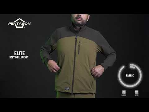 Pentagon - Elite Light Softshell Jacke - Black