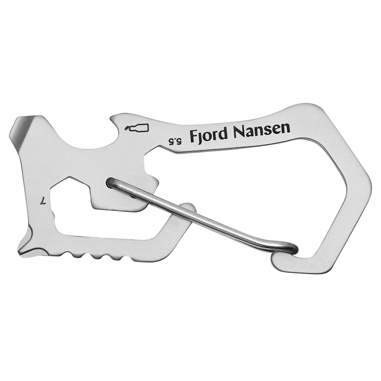 Fjord Nansen - Piller Karabinerhaken - Silber