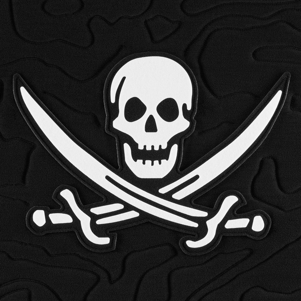 M-Tac - Jolly Roger - Velcro-Paneel für Aufnäher - Schwarz