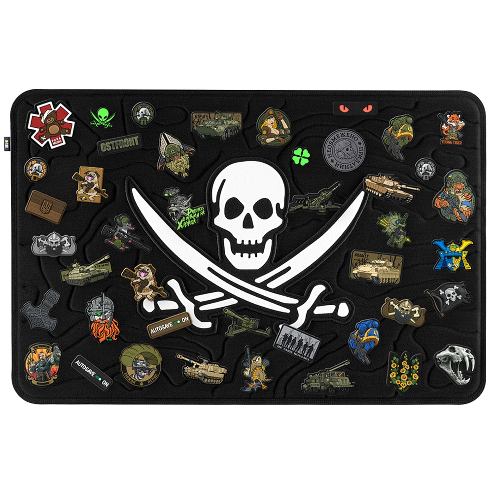 M-Tac - Jolly Roger - Velcro-Paneel für Aufnäher - Schwarz