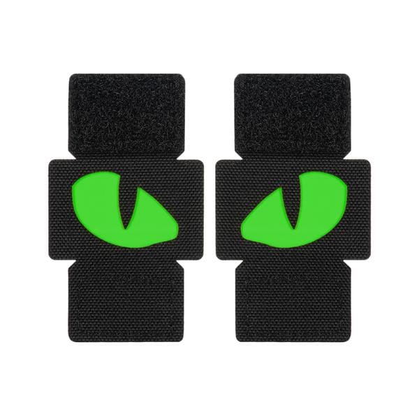 M-Tac - Tiger Eyes Laser Cut (Paar) Aufnäher - Black/Green