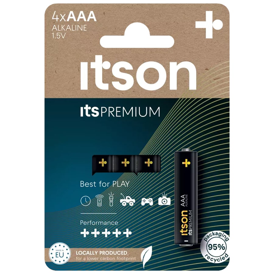 Itson - ItsPREMIUM LR03 AAA - Batterie - 4 Stk.