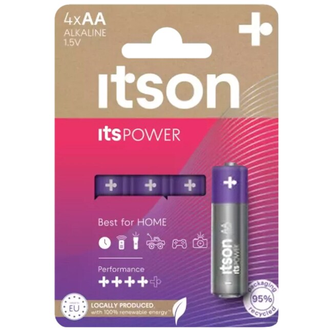 Itson - ItsPOWER LR6 AA Batterie - 4 Stk.