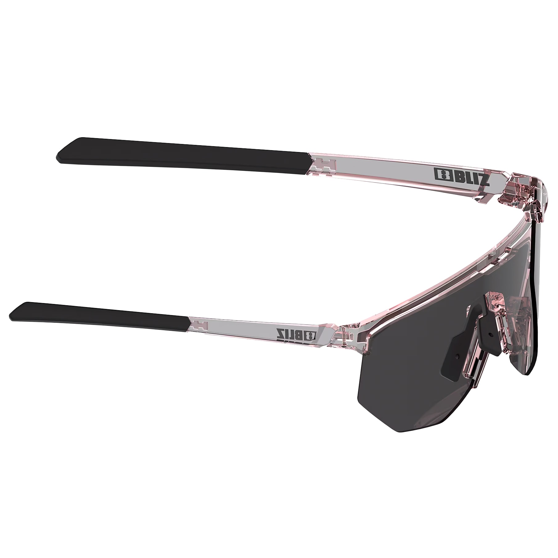 Bliz - Hero Small - Sonnenbrille - Transparent Rose/Smoke