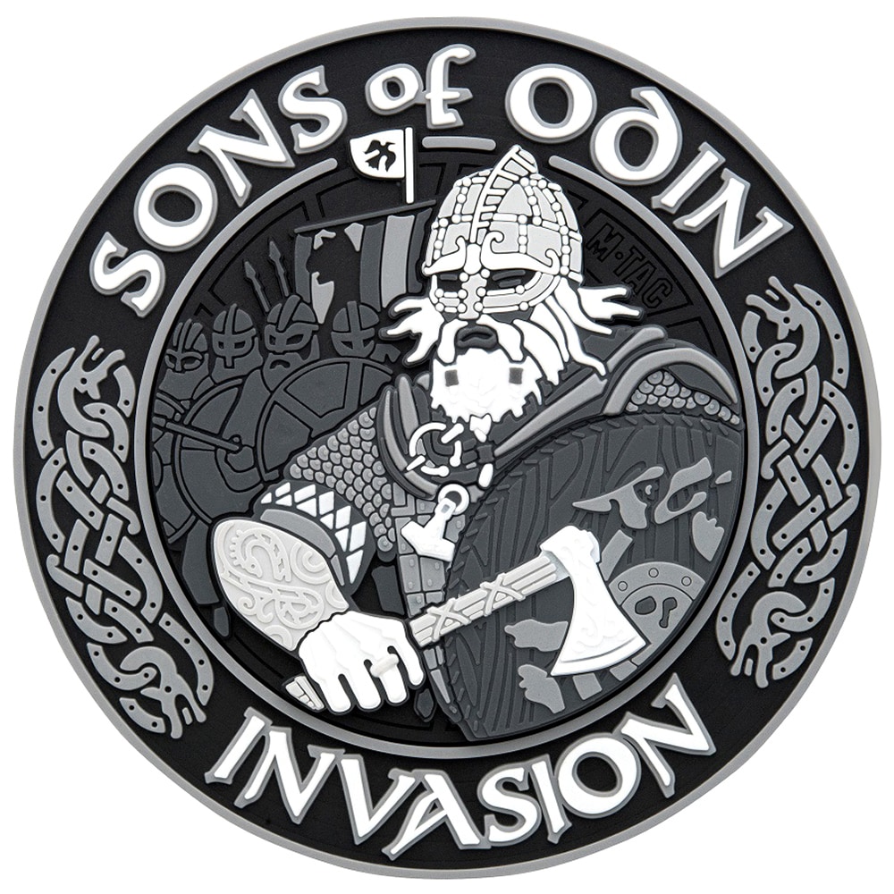 M-Tac - Sons of Odin 3D PVC - Aufnäher - Black/Grey