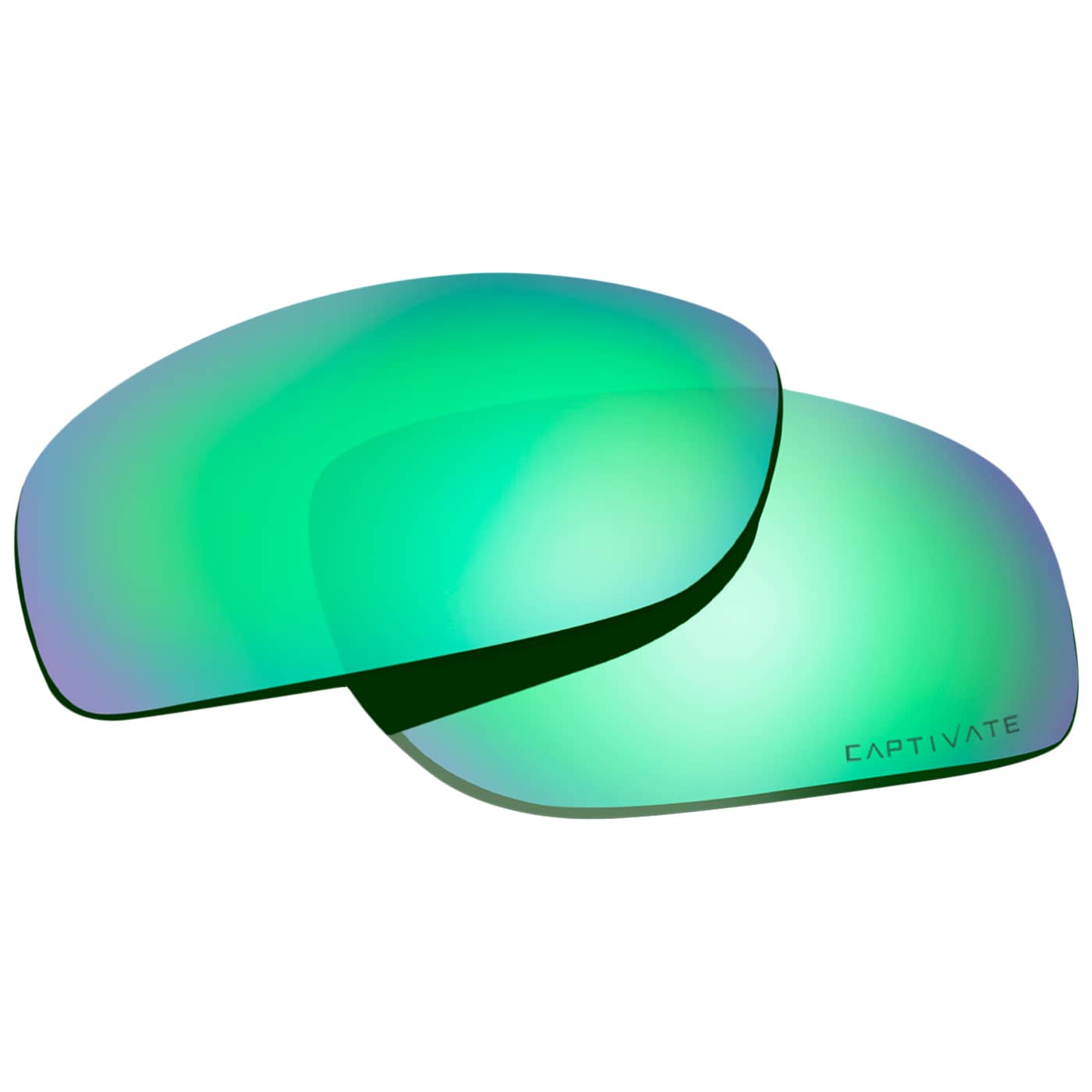 Wiley X - Founder polarisierte Brillenvisiere - Captivate Polarised Green Mirror