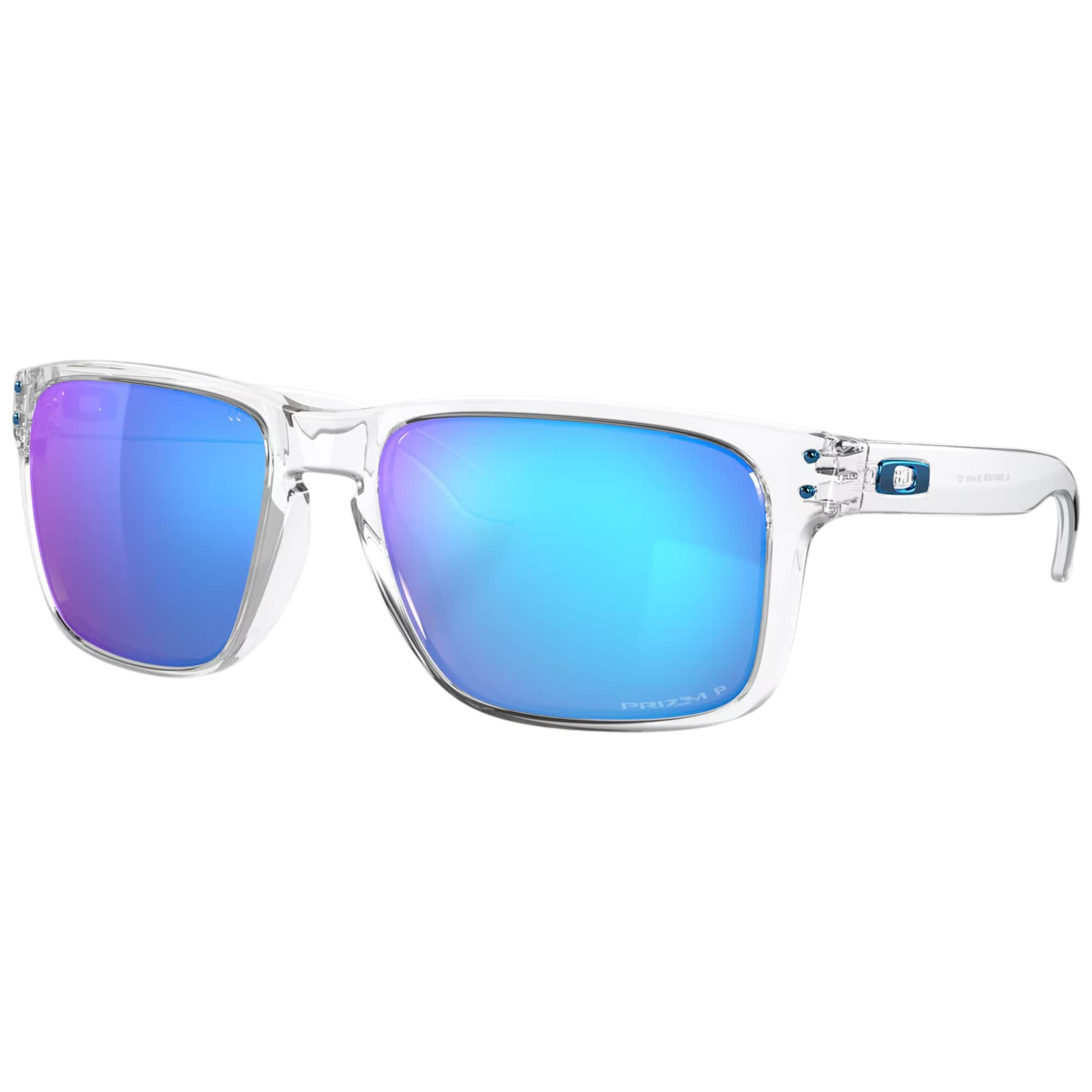 Oakley - Holbrook XL Sonnenbrille - Polished Clear Frame/Prizm Sapphire Polarized Lenses