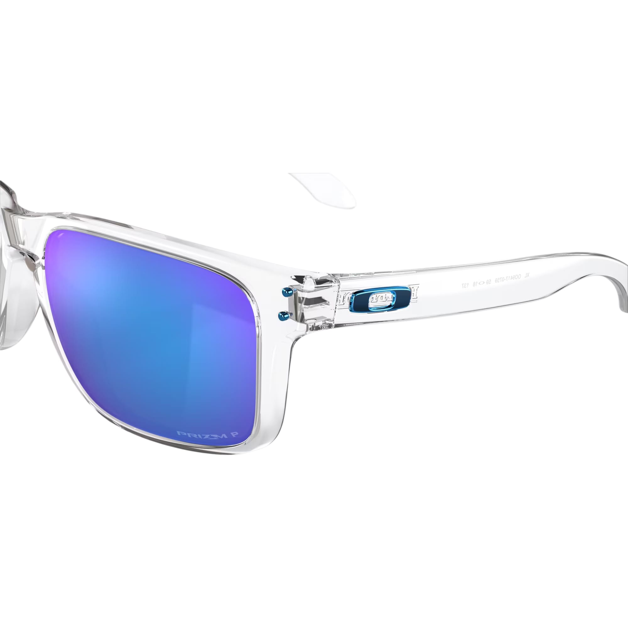 Oakley - Holbrook XL Sonnenbrille - Polished Clear Frame/Prizm Sapphire Polarized Lenses