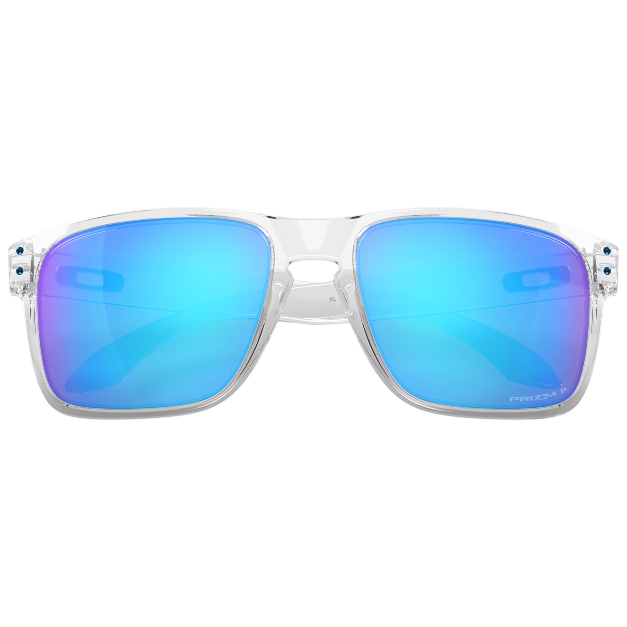 Oakley - Holbrook XL Sonnenbrille - Polished Clear Frame/Prizm Sapphire Polarized Lenses